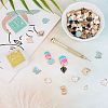 DIY 120Pcs Alloy Enamel Nail Art Dangle Charm Decoration Sets MRMJ-SC0001-06-5
