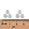 Brass Rhinestone Spacer Beads RB-A014-Z5mm-01S-NF-2