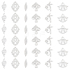 DICOSMETIC 60Pcs 6 Style 201 Stainless Steel Pendants STAS-DC0014-26-1