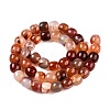 Natural Red Agate Beads Strands G-T138-145-2