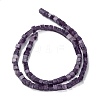 Natural Lepidolite/Purple Mica Stone Beads Strands G-F631-K14-4