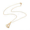 304 Stainless Steel Pendant Necklaces NJEW-F275-30G-3