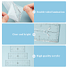 3Pcs 3 Style Acrylic Quilting Template DIY-WH0568-39-4