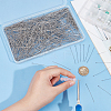 1000Pcs Stainless Steel Eye Pins STAS-UN0058-29-4