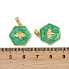 Brass Pendants KK-C093-04G-3