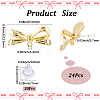 Alloy Stud Earrings Findings FIND-SC0016-79-2