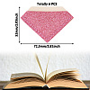 Glitter Imitation Leather Book Corner Protectors AJEW-TAC0038-03C-11