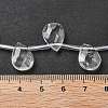 Natural Quartz Crystal Beads Strands G-K382-C09-01-5