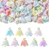 90Pcs 9 Styles Acrylic Pendants PALLOY-CJ00072-1