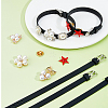 16Pcs Flat Silicone Cord Bracelets for Women Men BJEW-FH0001-08-4