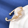 Brass Cuff Open Rings RJEW-D344-03G-2