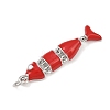 Brass Enamel Pendants KK-P339-24P-04-2