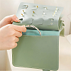 CutHollow 1Pc PU Imitation Leather Earring Storage Bags EDIS-CL0001-01B-4