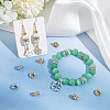 Unicraftale 16Pcs 2 Colors 201 Stainless Steel Crystal Rhinestone Spacer Beads STAS-UN0048-01-4