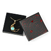10Pcs Hot Stamping Planet Cardboard Jewelry Packaging Boxes CON-TA0001-44B-3