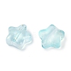 Transparent Spray Painted Glass Beads X1-GLAA-NH0003-01G-2