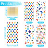 4 Styles OPP Cellophane Candy Storage Bags Sets ABAG-TAC0013-20C-01-4