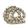 Natural Dalmatian Jasper Beads Strands G-C267-B21-3