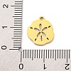 201 Stainless Steel Charms STAS-U016-10G-3