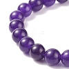 Natural Jade Beaded Stretch Bracelet BJEW-P213-04-8mm-3