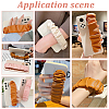 WADORN 5Pcs 5 Colors Wrinkled PU Leather Mobile Phone Wrist Strap AJEW-WR0001-74-7