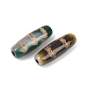 Tibetan Style dZi Beads TDZI-E004-62-2