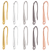 40Pcs 5 Colors Eco-Friendly Brass Earring Hooks KK-SC0006-48-1