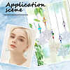 32Pcs 8 Colors Acrylic Chandelier Component Links OACR-SC0001-55-5