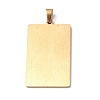 201 Stainless Steel Pendant STAS-B033-01G-19-2