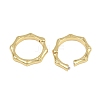 Brass Twister Clasps KK-P323-12G-2