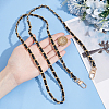 Zinc Alloy with PU Leather Chain Bag Strap AJEW-WH0472-65KCG-4