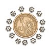 Tibetan Style Bead Caps AA188-AS-NR-4