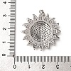 Brass Micro Pave Cubic Zirconia Pendants KK-A264-01P-3