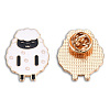 Sheep Shape Enamel Pin JEWB-N007-217-1