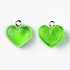 Transparent Resin Pendants RESI-R429-30F-1