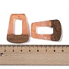 Resin & Wood Pendants LS-WOOD-F015-11B-3