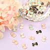 40Pcs 4 Colors Alloy Enamel Pendants ENAM-CJ0002-17-5