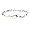 Heart 304 Stainless Steel Link Bracelets ZF9724-9-1