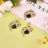 3Pcs Rack Plating Brass Micro Pave Cubic Zirconia Pendants ZIRC-SZ0003-88-3