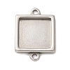 304 Stainless Steel Connector Cabochons Settings STAS-H240-69P-1