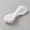 Hollow Round Synthetic Rubber Cord OCOR-WH0110-22A-1