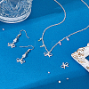 4Pcs 925 Sterling Silver Bowknot Charms with Jump Rings and 925 Stamp STER-PH0004-47-4