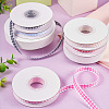 10 Yards Flat Polycotton(Polyester Cotton) Ribbon OCOR-TAC0030-01F-5