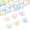 40Pcs UV Plating Acrylic Beads MACR-FS0002-18-3