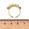 Brass Adjustable Cuff Rings RJEW-C143-01B-G-5