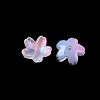 Electroplate Transparent Glass Beads PW-WG44A55-03-2