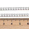 925 Sterling Silver Clear Cubic Zirconia Chains STER-C016-02B-P02-3