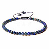 4mm Natural Chrysocolla Beaded Braided Bracelets SY1950-19-1