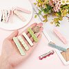 16Pcs 12 Style Fashion Acrylic Alligator Hair Clip PHAR-CA0001-003-3