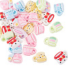 30Pcs Opaque Resin Decoden Cabochons RESI-TADJ0001-19-2